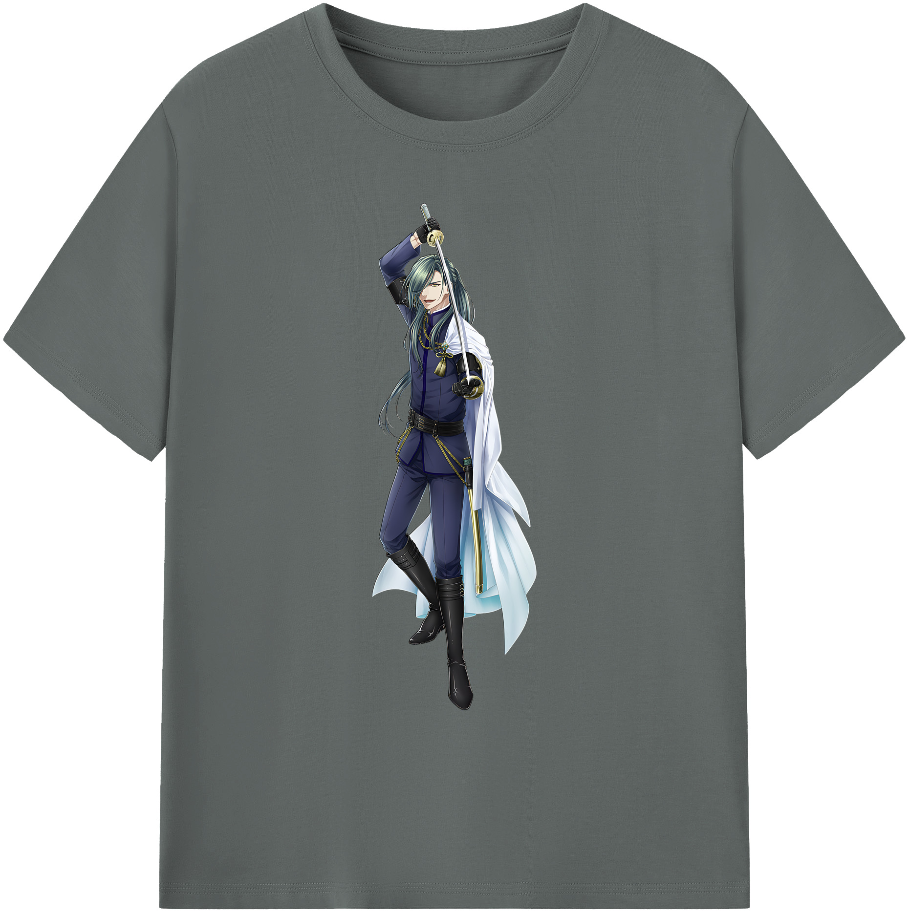 （画像用） 刀剣乱舞 Touken Ranbu 綿100％ メンズ半袖Tシャツ｜肌触りやわらか＆通気性